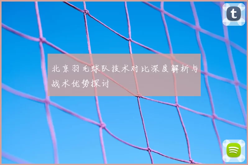 北京羽毛球队技术对比深度解析与战术优势探讨